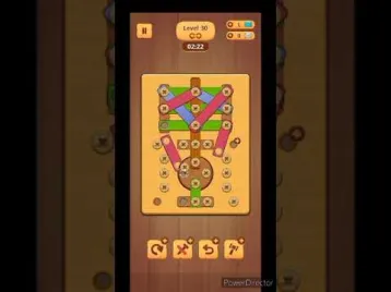 Video guide by Els Gaming: Wood Nuts & Bolts Puzzle Level 30 #woodnutsamp
