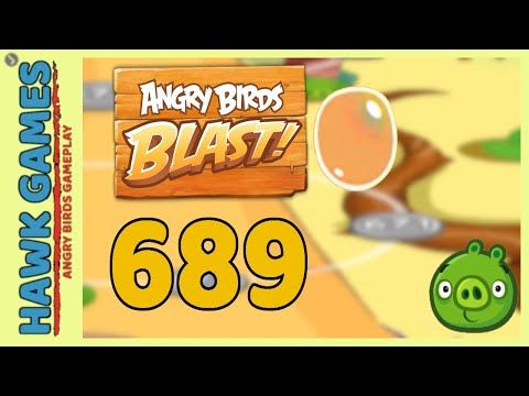 Video guide by Angry Birds Gameplay: Angry Birds Blast Level 689 #angrybirdsblast