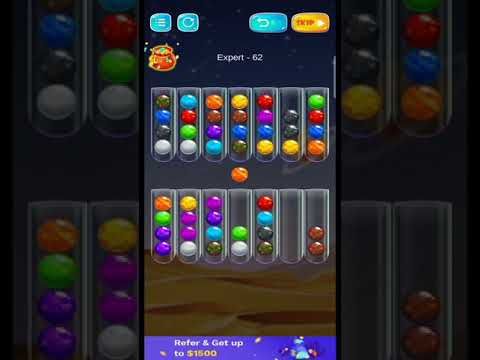 Video guide by Gaming ZAR Channel: Golden Bubble Sort Level 62 #goldenbubblesort