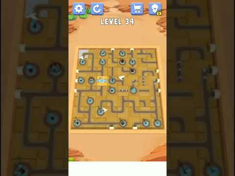 Video guide by Level X: Water Connect Puzzle Level 34 #waterconnectpuzzle
