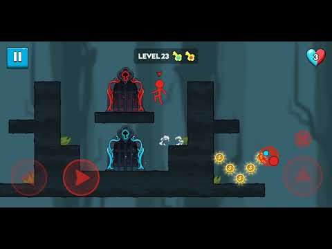 Video guide by Alifiyah Younus: Stickman Red And Blue Level 21 #stickmanredand