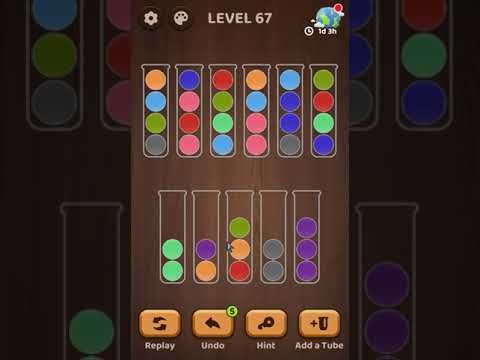 Video guide by Marcela Martinez: Ball Sort Puzzle Level 67 #ballsortpuzzle