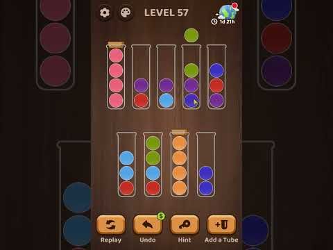 Video guide by Marcela Martinez: Ball Sort Puzzle Level 57 #ballsortpuzzle