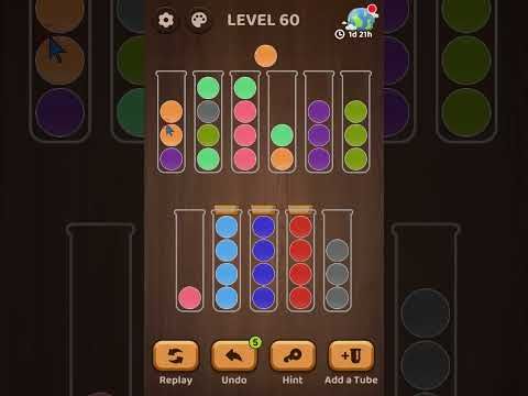 Video guide by Marcela Martinez: Ball Sort Puzzle Level 60 #ballsortpuzzle