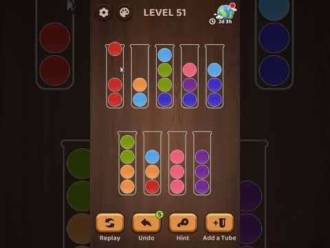Video guide by Marcela Martinez: Ball Sort Puzzle Level 51 #ballsortpuzzle