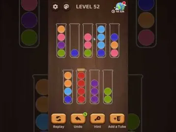 Video guide by Marcela Martinez: Ball Sort Puzzle Level 52 #ballsortpuzzle