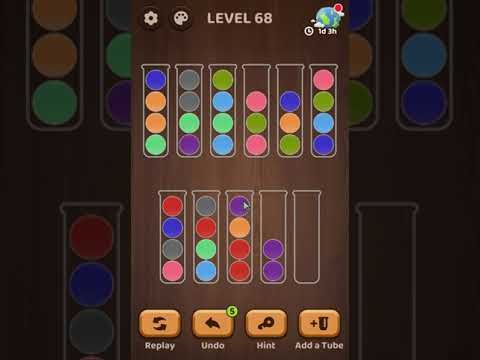 Video guide by Marcela Martinez: Ball Sort Puzzle Level 68 #ballsortpuzzle