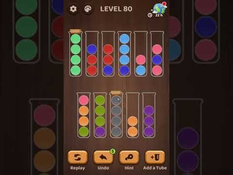Video guide by Marcela Martinez: Ball Sort Puzzle Level 80 #ballsortpuzzle