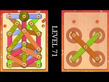Video guide by DB2 Gaming: Wood Nuts & Bolts Puzzle Level 71 #woodnutsamp