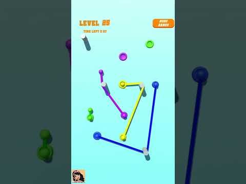 Video guide by Alram Games Shots: Color Rope Level 25 #colorrope
