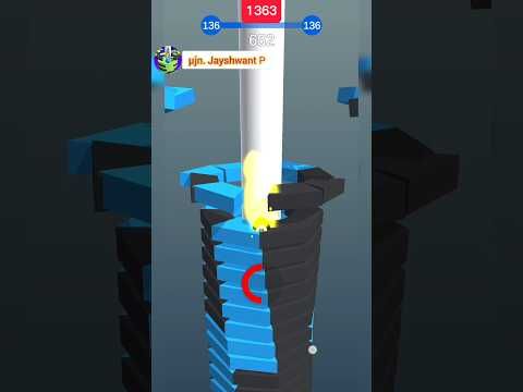 Video guide by μJn. Jayshwant P: Happy Stack Ball Level 1363 #happystackball