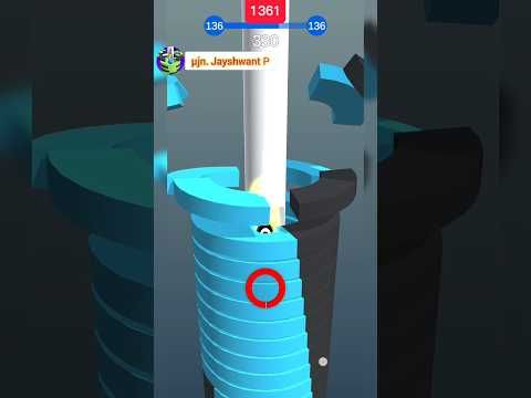 Video guide by μJn. Jayshwant P: Happy Stack Ball Level 1361 #happystackball