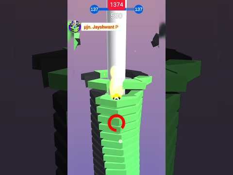 Video guide by μJn. Jayshwant P: Happy Stack Ball Level 1374 #happystackball