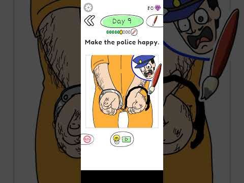 Video guide by ☬Prashant 999☬: Draw Happy Police! Level 9 #drawhappypolice