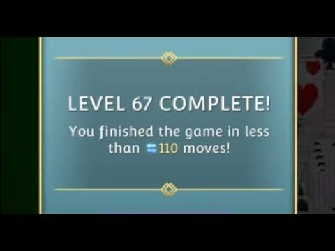 Video guide by SolitaireSavvy: Solitaire:-) Level 67 #solitaire