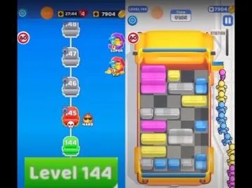 Video guide by Lim Shi San: Seat Away Level 144 #seataway