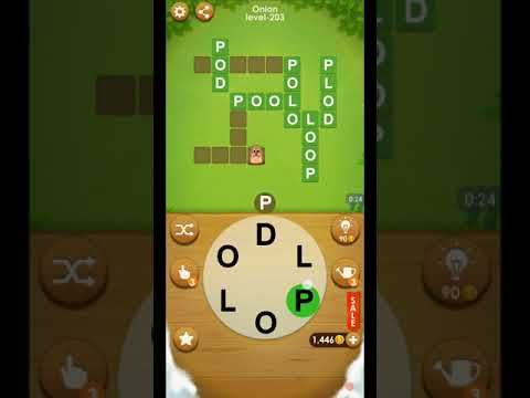 Video guide by ETPC EPIC TIME PASS CHANNEL: Word Farm Cross Level 203 #wordfarmcross