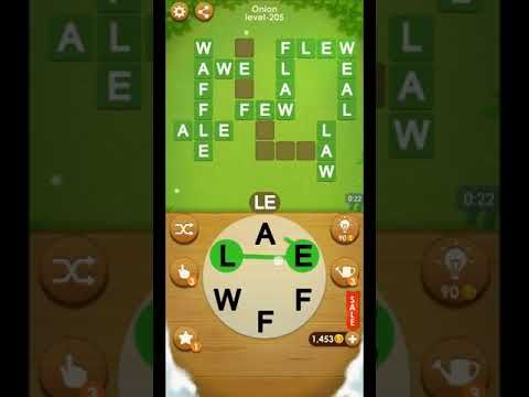 Video guide by ETPC EPIC TIME PASS CHANNEL: Word Farm Cross Level 205 #wordfarmcross
