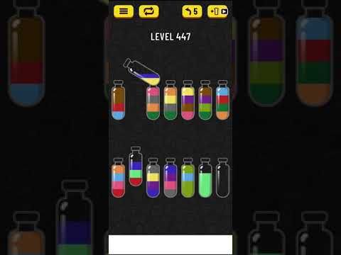 Video guide by Mobile games: Soda Sort Puzzle Level 447 #sodasortpuzzle
