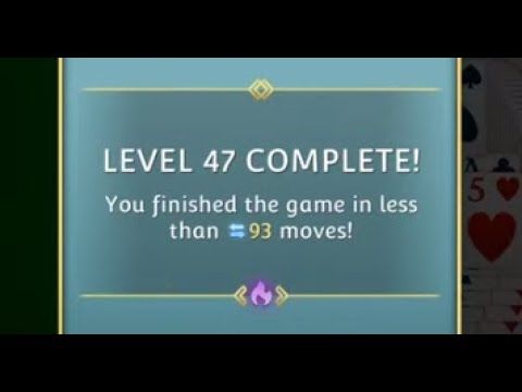 Video guide by SolitaireSavvy: 'Solitaire Level 47 #solitaire