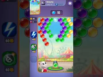 Video guide by foolish gamer: Talking Tom Bubble Shooter Level 81 #talkingtombubble