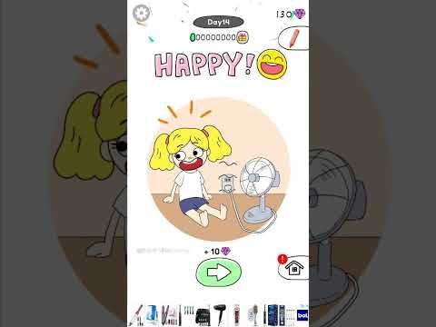 Video guide by RebelYelliex Gaming: Draw Happy Puzzle Level 14 #drawhappypuzzle
