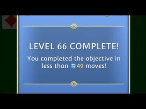 Video guide by SolitaireSavvy: 'Solitaire Level 66 #solitaire