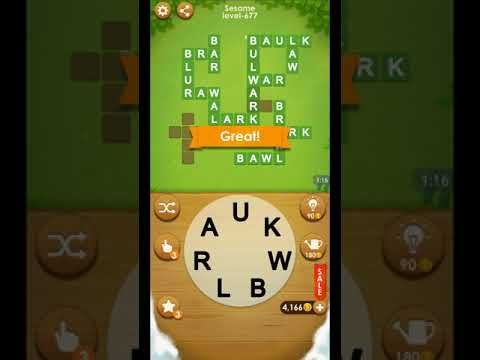 Video guide by ETPC EPIC TIME PASS CHANNEL: Word Farm Cross Level 677 #wordfarmcross