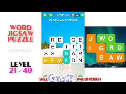 Video guide by Skill Game Walkthrough: Word Jigsaw™ Level 21 #wordjigsaw