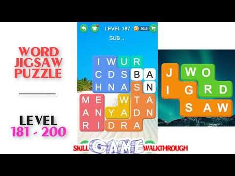 Video guide by Skill Game Walkthrough: Word Jigsaw™ Level 181 #wordjigsaw