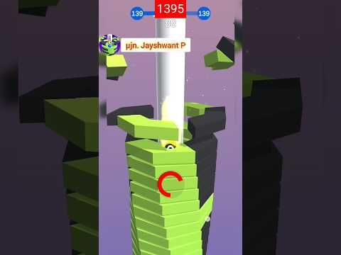 Video guide by μJn. Jayshwant P: Happy Stack Ball Level 1395 #happystackball