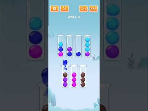 Video guide by HelpingHand: Drip Sort Puzzle Level 18 #dripsortpuzzle