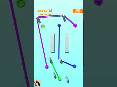 Video guide by Alram Games Shots: Color Rope Level 40 #colorrope