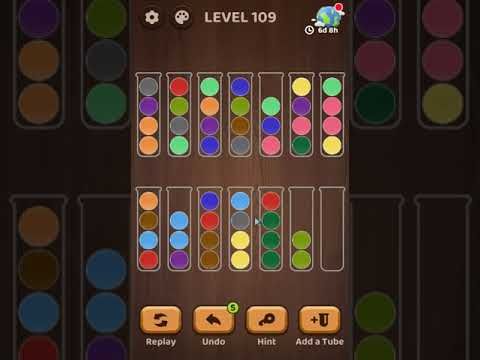 Video guide by Marcela Martinez: Ball Sort Puzzle Level 109 #ballsortpuzzle