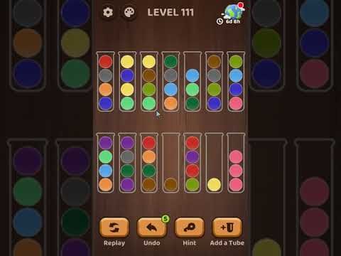 Video guide by Marcela Martinez: Ball Sort Puzzle Level 111 #ballsortpuzzle