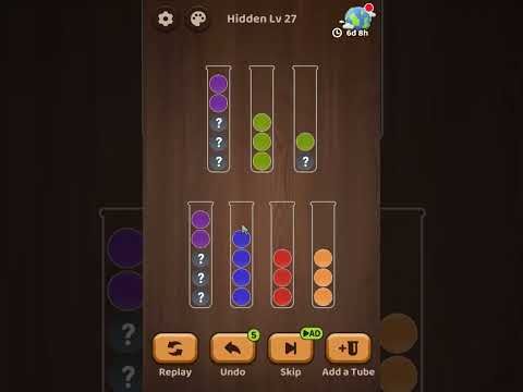 Video guide by Marcela Martinez: Ball Sort Puzzle Level 27 #ballsortpuzzle