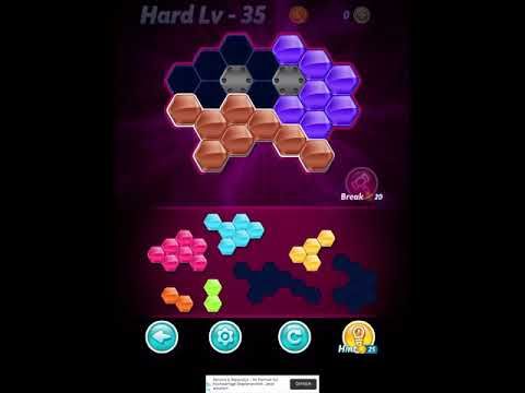 Video guide by Strubbei Shorts: Block! Hexa Puzzle Level 35 #blockhexapuzzle