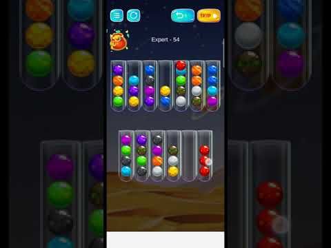 Video guide by Gaming ZAR Channel: Golden Bubble Sort Level 54 #goldenbubblesort