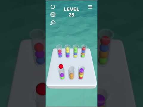 Video guide by Mobile games: Sort It 3D Level 25 #sortit3d