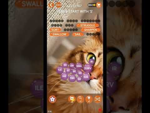 Video guide by ETPC EPIC TIME PASS CHANNEL: Word Pearls Level 167 #wordpearls