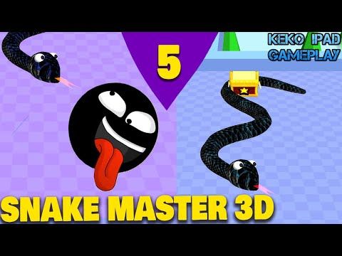 Video guide by KEKO IPAD GAMEPLAY: Snake Master 3D Level 5 #snakemaster3d