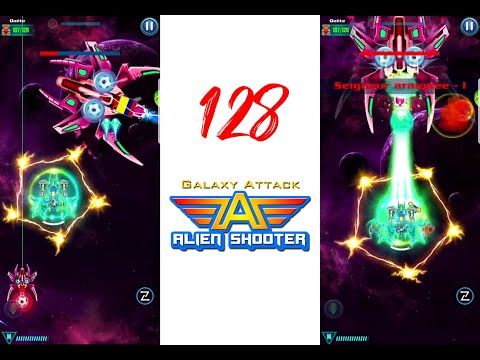 Video guide by Galaxy Attack: Alien Shooter: Shoot Up!!! Level 128 #shootup