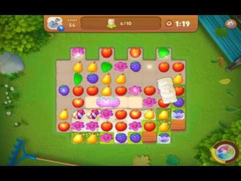 Video guide by Carter& Slayne: Gardenscapes Level 56 #gardenscapes