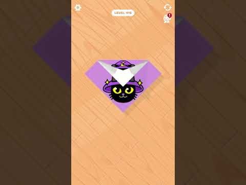 Video guide by Gamedeck: Paper Fold Level 416 #paperfold