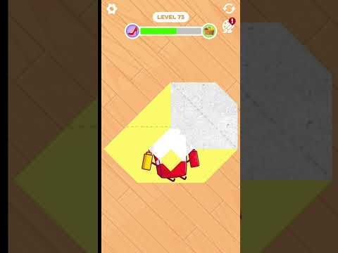 Video guide by Gaming Upojit: Paper Fold Level 73 #paperfold