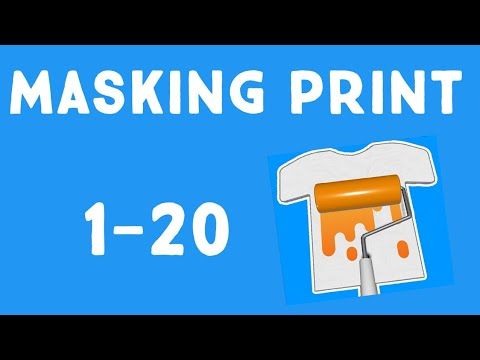 Video guide by DCap Gaming: Masking Print Level 1 #maskingprint