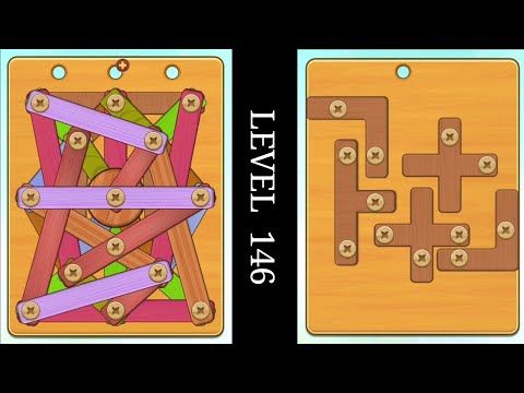 Video guide by DB2 Gaming: Wood Nuts & Bolts Puzzle Level 146 #woodnutsamp