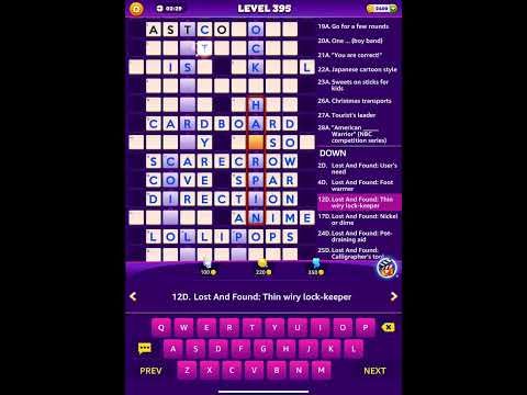 Video guide by Sean Ross: Word Puzzle Level 395 #wordpuzzle