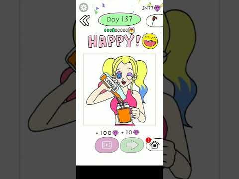 Video guide by Gameplays xyz: Draw Happy Queen Level 136 #drawhappyqueen