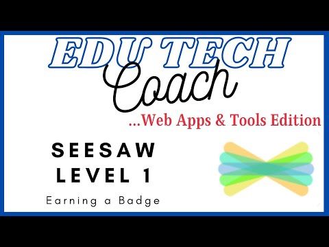 Video guide by EduTechCoach: Seesaw Level 1 #seesaw